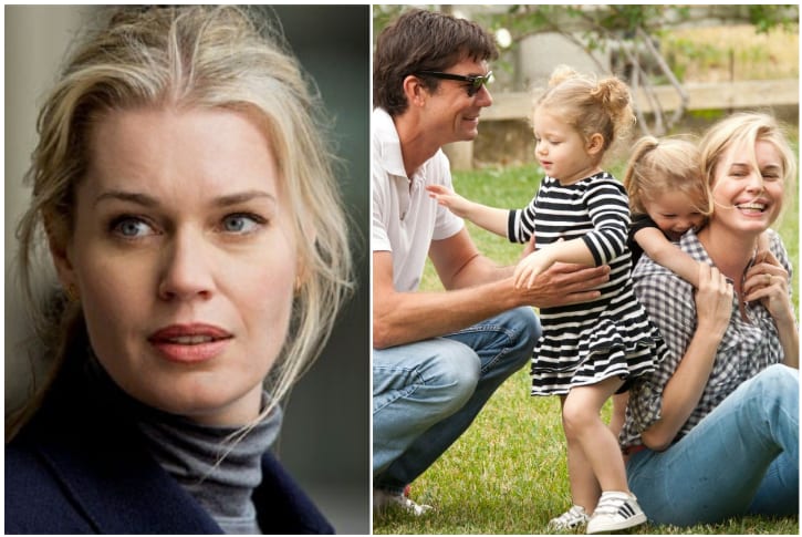 Rebecca Romijn and family